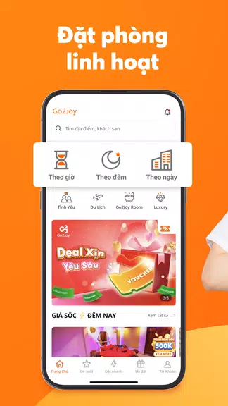 Go2Joy - Hourly Booking App 螢幕截圖 0