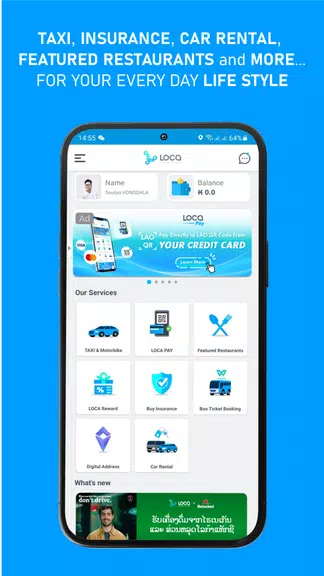 LOCA - Lao Taxi & Super App Скриншот 0