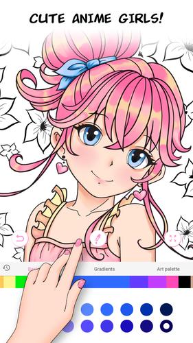 Anime Games Coloring Book ภาพหน้าจอ 2