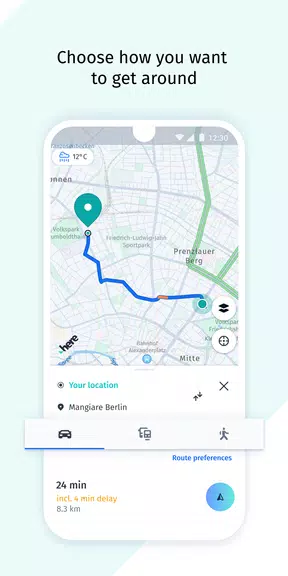 HERE WeGo BETA Captura de pantalla 3