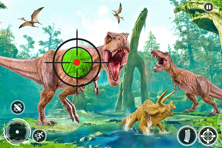 Super Dino Hunting Zoo Games ภาพหน้าจอ 2
