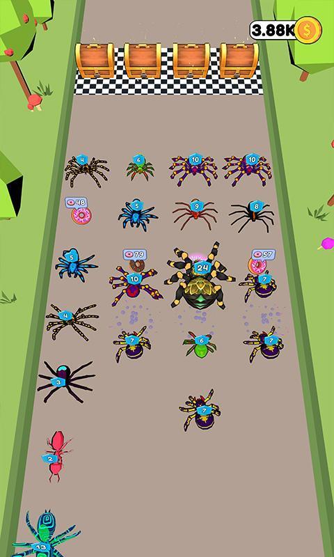 Merge Ants: Underground Battle スクリーンショット 2