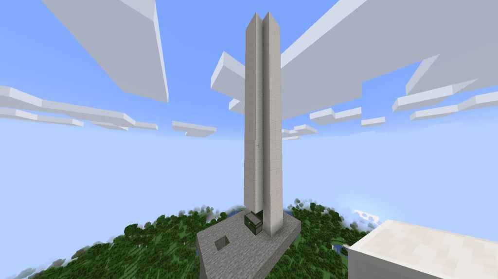 Torre 4x4 per la mob spawner in Minecraft