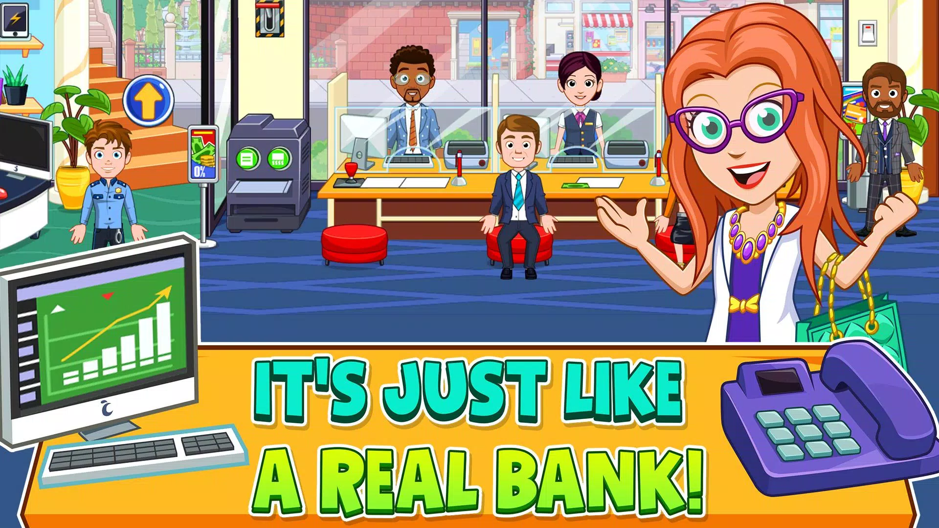My City : Bank Zrzut ekranu 1