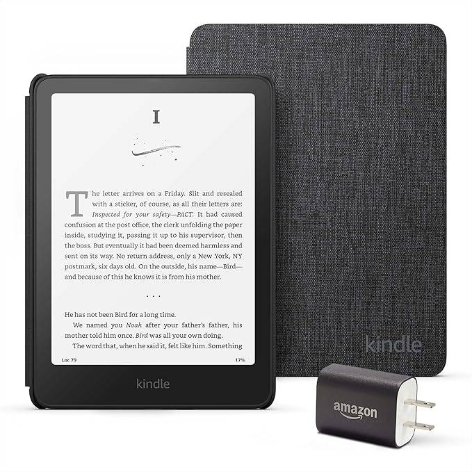 Kindle Paperwhite Essentials-bundel inclusief geheel nieuwe Kindle Paperwhite (16 GB)