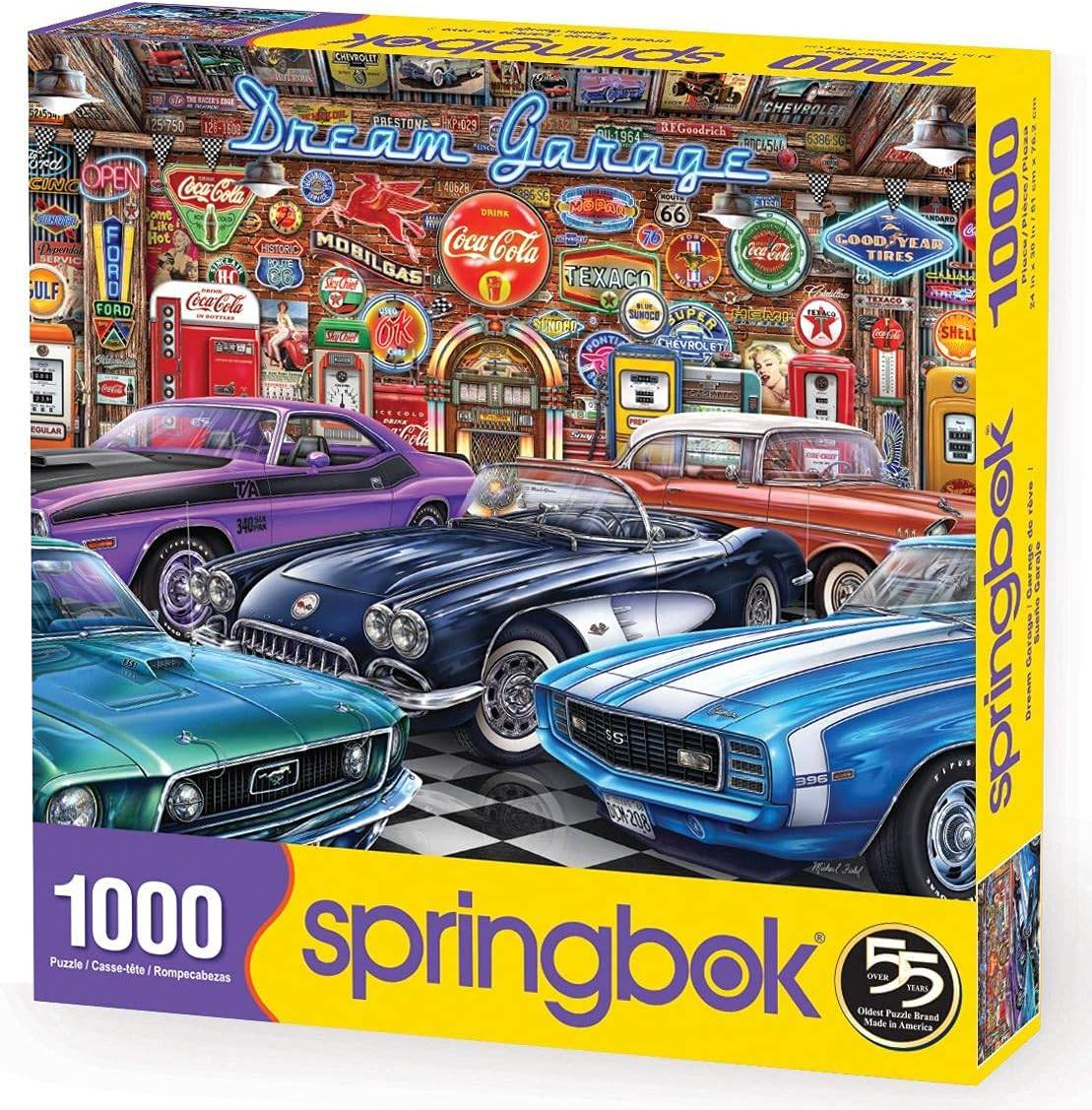 Teka -teki jigsaw garaj impian springbok