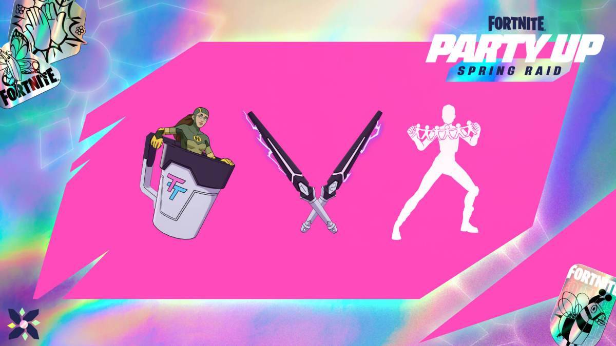 Recompensas do evento Party Up Spring Raid no Fortnite