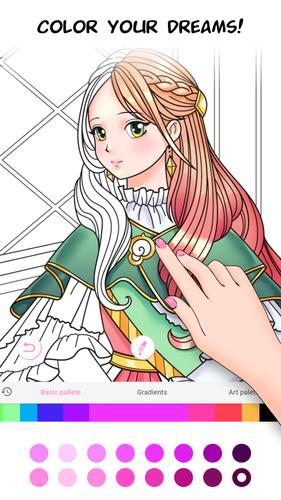 Anime Games Coloring Book ภาพหน้าจอ 3