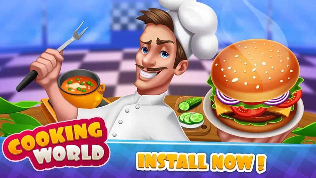 Cooking World - Food Fever & Restaurant Craze ภาพหน้าจอ 0