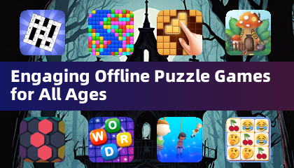Engaging Offline Puzzle Games for All Ages