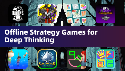 Offline Strategy Games for Deep Thinking