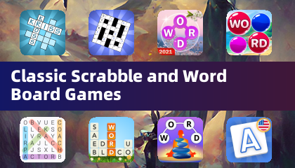 Classic Scrabble and Word Board Games