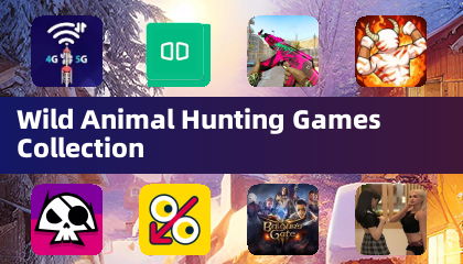 Coleção de Jogos de Caça de Animais Silvestres