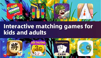 Jogos interativos de correspondência para crianças e adultos