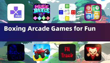 趣味拳击街机游戏