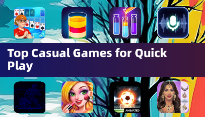 빠른 플레이를 위한 최고의 캐주얼 게임